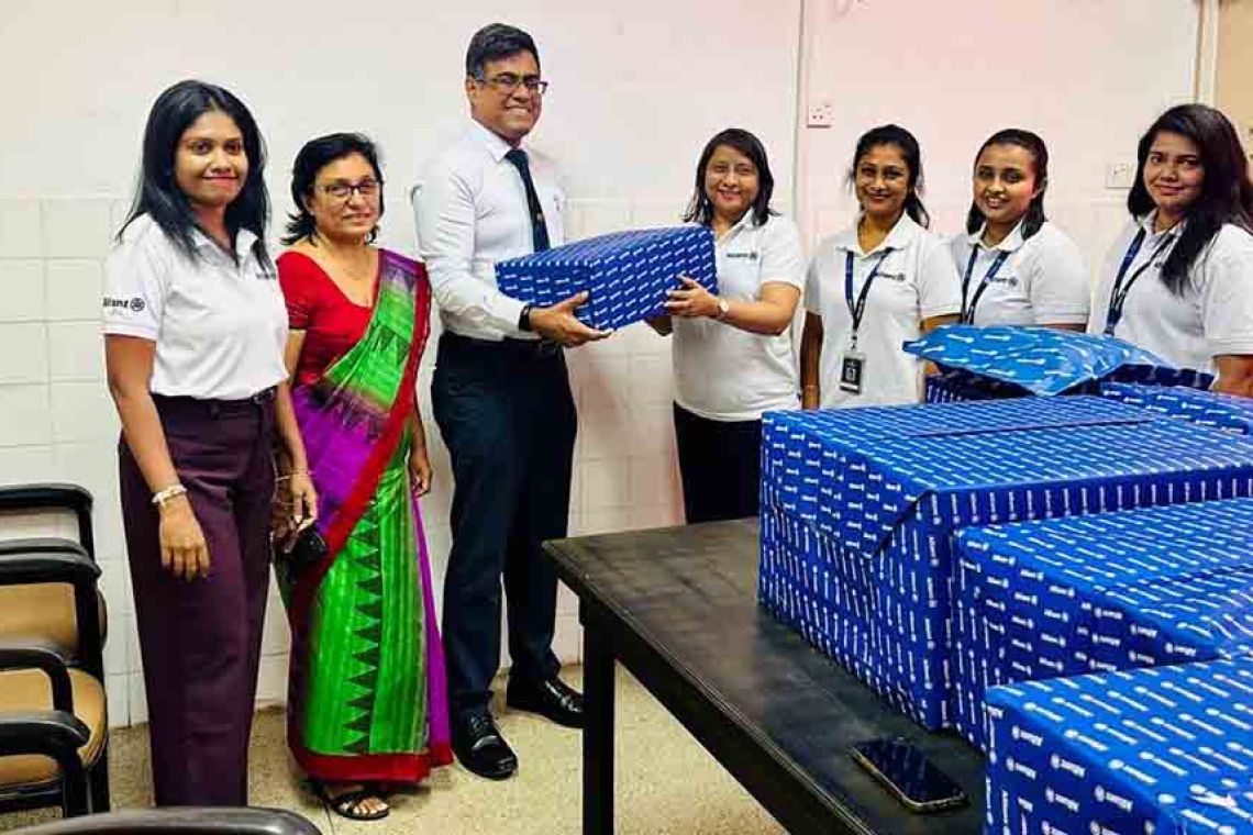 Allianz Lanka’s Women in Leadership Employee Resource Group Brings Hope and Care to Lady Ridgeway Hospital